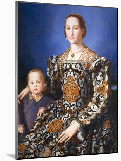 Eleanor of Toledo, with her son Jean de Medici, c. 1545-Agnolo Bronzino-Mounted Photographic Print