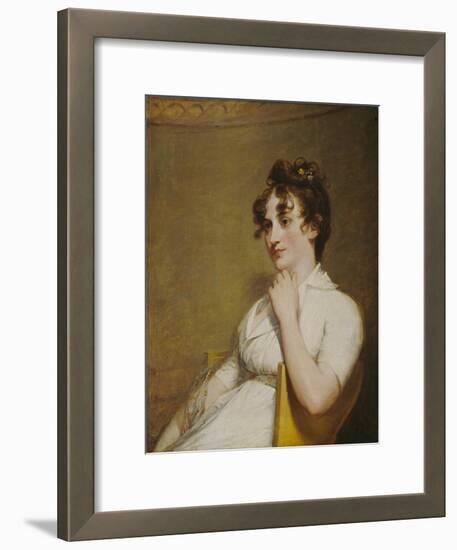 Eleanor Parke Custis Lewis (Mrs. Lawrence Lewis), 1804-Gilbert Stuart-Framed Giclee Print