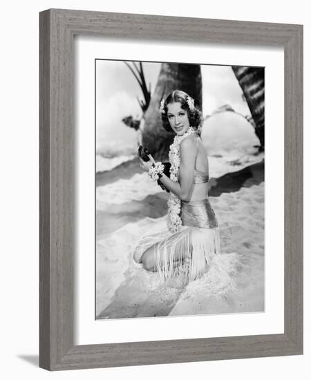 Eleanor Powell. "Honolulu" [1939], Directed by Edward Buzzell.-null-Framed Photographic Print