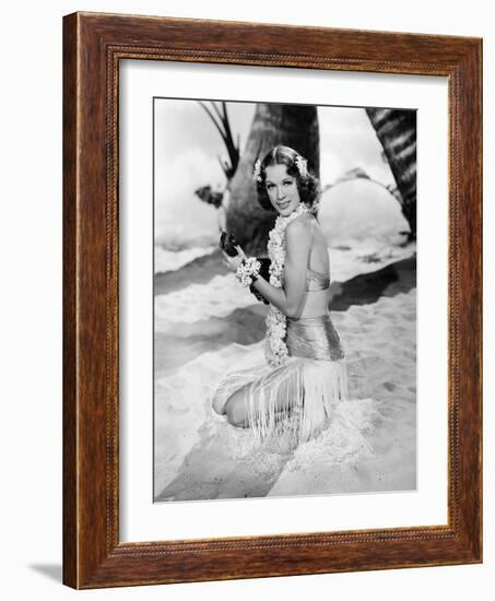 Eleanor Powell. "Honolulu" [1939], Directed by Edward Buzzell.-null-Framed Photographic Print
