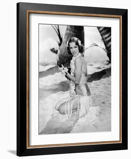 Eleanor Powell. "Honolulu" [1939], Directed by Edward Buzzell.-null-Framed Photographic Print