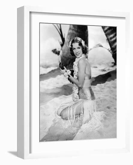 Eleanor Powell. "Honolulu" [1939], Directed by Edward Buzzell.-null-Framed Photographic Print