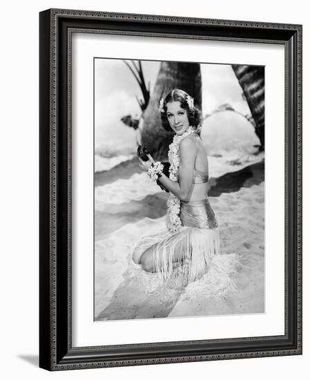 Eleanor Powell. "Honolulu" [1939], Directed by Edward Buzzell.-null-Framed Photographic Print