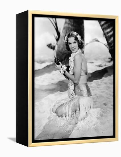 Eleanor Powell. "Honolulu" [1939], Directed by Edward Buzzell.-null-Framed Premier Image Canvas