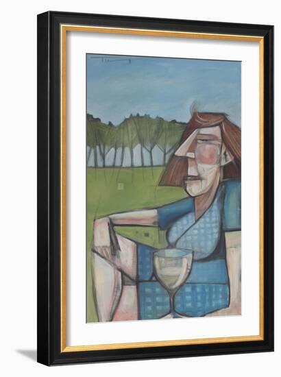 Eleanor Rigby Avec Chardonnay-Tim Nyberg-Framed Giclee Print