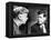 Eleanor Roosevelt and Sen John F Kennedy in a Public Appearance at Brandeis University-null-Framed Stretched Canvas