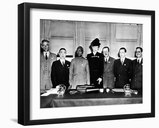 Eleanor Roosevelt Chaired the United Nations, Commission on Human Rights-null-Framed Photo