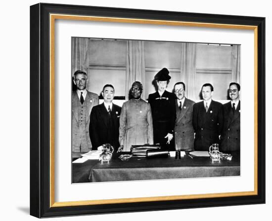 Eleanor Roosevelt Chaired the United Nations, Commission on Human Rights-null-Framed Photo