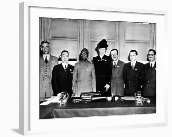 Eleanor Roosevelt Chaired the United Nations, Commission on Human Rights-null-Framed Photo