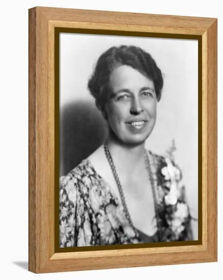 Eleanor Roosevelt in July 1933, in the Early Days of the Franklin Roosevelt Presidency-null-Framed Stretched Canvas