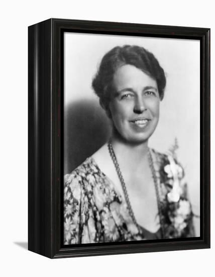 Eleanor Roosevelt in July 1933, in the Early Days of the Franklin Roosevelt Presidency-null-Framed Stretched Canvas