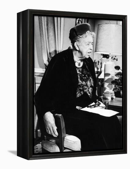 Eleanor Roosevelt in the Last Decade of Her Life-null-Framed Stretched Canvas