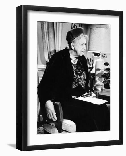 Eleanor Roosevelt in the Last Decade of Her Life-null-Framed Photo