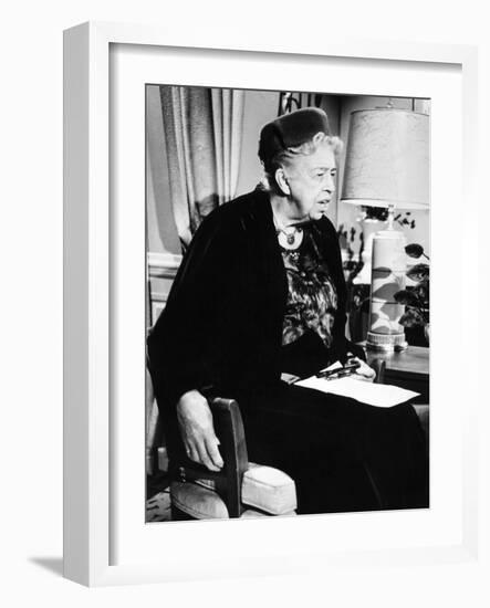 Eleanor Roosevelt in the Last Decade of Her Life-null-Framed Photo