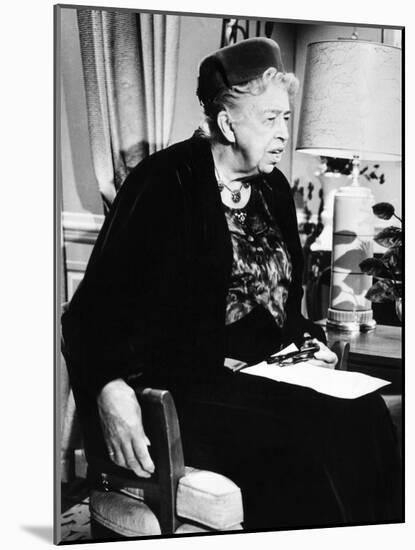 Eleanor Roosevelt in the Last Decade of Her Life-null-Mounted Photo