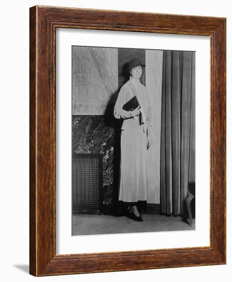 Eleanor Roosevelt, on Inauguration Day 1933-null-Framed Photo