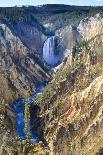 Lower Falls and the Grand Canyon of the Yellowstone, Yellowstone National Park, Wyoming, Usa-Eleanor Scriven-Photographic Print