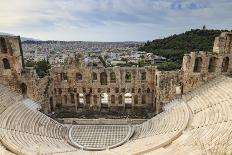 Theatre of Herod Atticus Below the Acropolis with the Hill of Philippapos and City View, Athens-Eleanor Scriven-Photographic Print