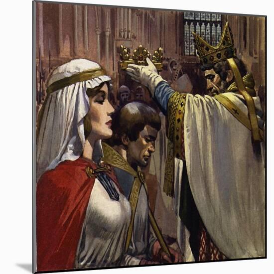 Eleanor Subsequently Married Henry of Anjou-Alberto Salinas-Mounted Giclee Print
