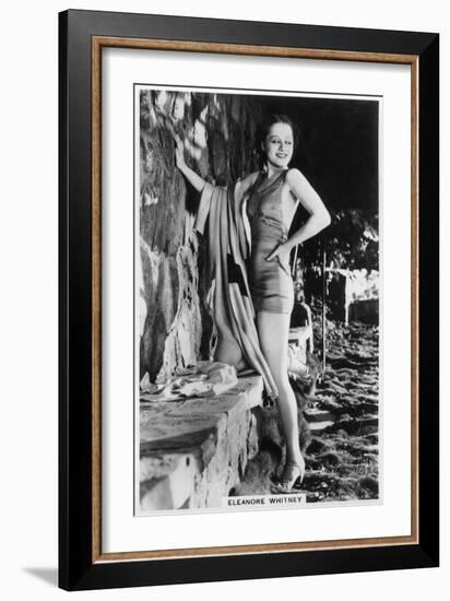 Eleanore Whitney, American Actress, 1938-null-Framed Giclee Print