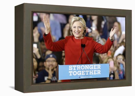 Election 2016 Clinton-Gerry Broome-Framed Premier Image Canvas