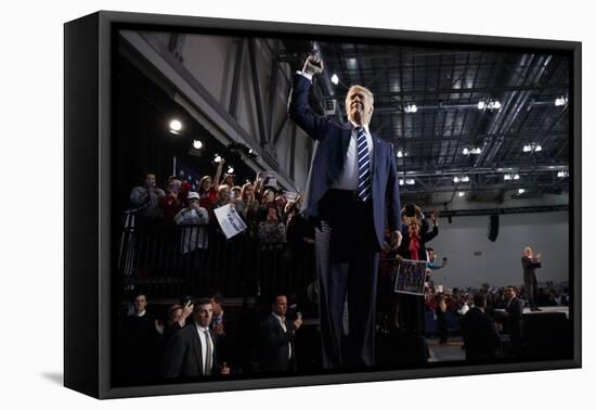 Election 2016 Trump-Evan Vucci-Framed Premier Image Canvas