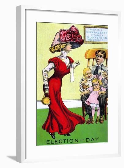 Election Day-null-Framed Art Print