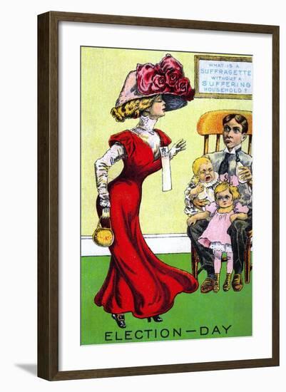 Election Day-null-Framed Art Print