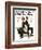 "Election Debate" Saturday Evening Post Cover, October 9,1920-Norman Rockwell-Framed Giclee Print