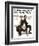 "Election Debate" Saturday Evening Post Cover, October 9,1920-Norman Rockwell-Framed Giclee Print