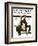 "Election Debate" Saturday Evening Post Cover, October 9,1920-Norman Rockwell-Framed Giclee Print