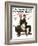 "Election Debate" Saturday Evening Post Cover, October 9,1920-Norman Rockwell-Framed Giclee Print