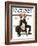 "Election Debate" Saturday Evening Post Cover, October 9,1920-Norman Rockwell-Framed Giclee Print