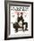 "Election Debate" Saturday Evening Post Cover, October 9,1920-Norman Rockwell-Framed Giclee Print