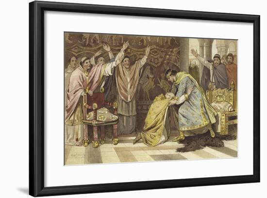 Election of Frederick I as Bishop of Utrecht, 817-Willem II Steelink-Framed Giclee Print