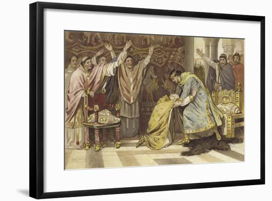 Election of Frederick I as Bishop of Utrecht, 817-Willem II Steelink-Framed Giclee Print