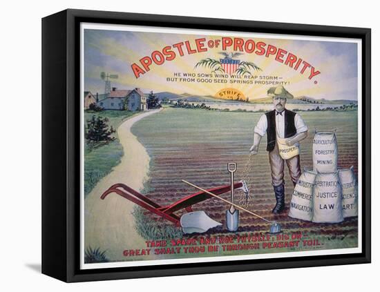 Election Poster Depicting Theodore Roosevelt as the 'Apostle of Prosperity', 1903-American School-Framed Premier Image Canvas