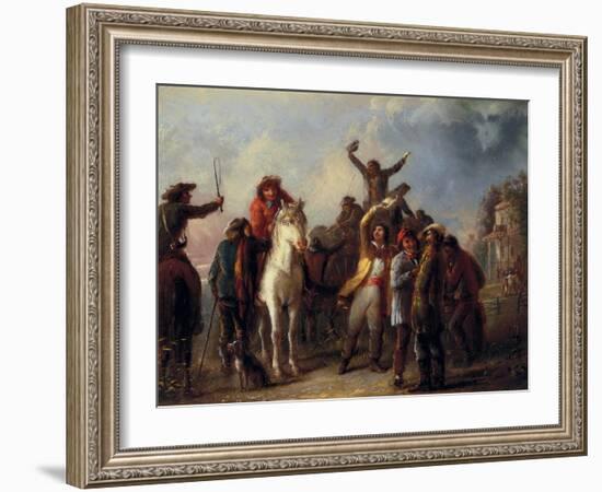 Election Scene, Catonsville, Baltimore County, c.1860-Alfred Jacob Miller-Framed Giclee Print