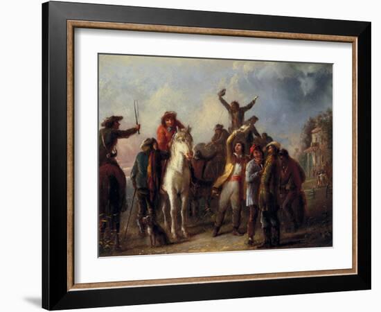 Election Scene, Catonsville, Baltimore County, c.1860-Alfred Jacob Miller-Framed Giclee Print