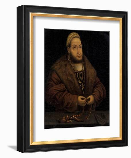 Elector Frederick the Wise, 1510-Lucas Cranach the Elder-Framed Giclee Print