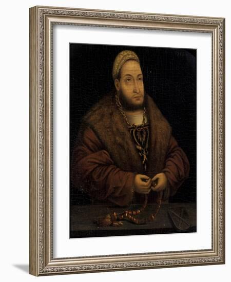 Elector Frederick the Wise, 1510-Lucas Cranach the Elder-Framed Giclee Print