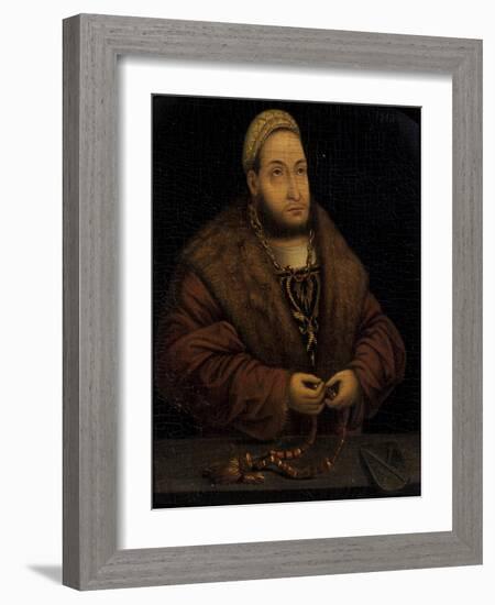 Elector Frederick the Wise, 1510-Lucas Cranach the Elder-Framed Giclee Print