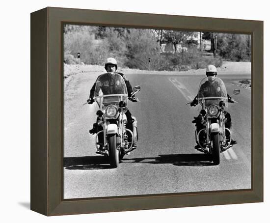 Electra Glide in Blue-null-Framed Stretched Canvas