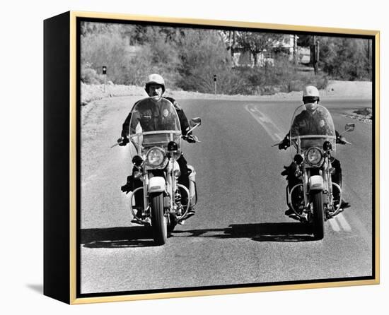 Electra Glide in Blue-null-Framed Stretched Canvas