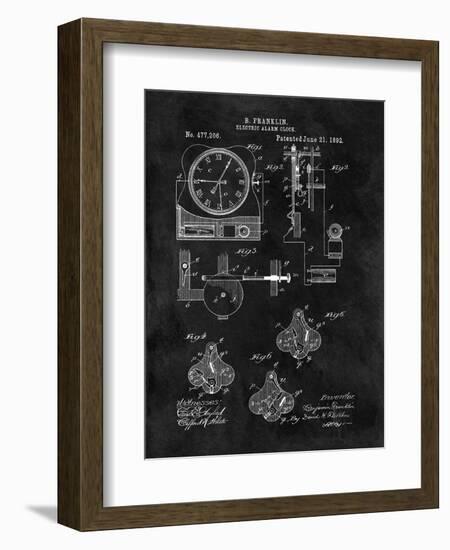 Electric Alarm Clock, 1892-Bla-Dan Sproul-Framed Art Print