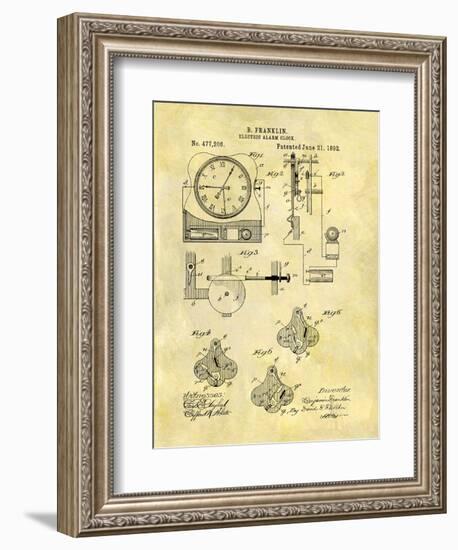 Electric Alarm Clock, 1892-Dan Sproul-Framed Art Print