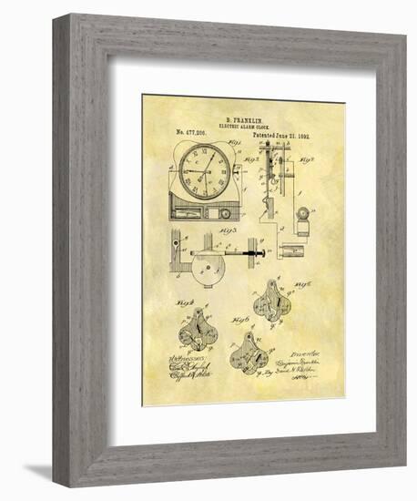 Electric Alarm Clock, 1892-Dan Sproul-Framed Art Print