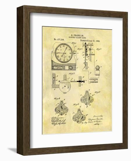 Electric Alarm Clock, 1892-Dan Sproul-Framed Art Print