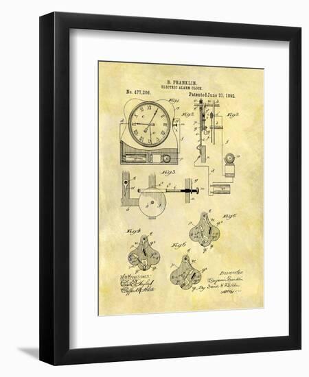 Electric Alarm Clock, 1892-Dan Sproul-Framed Art Print