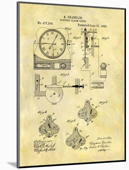 Electric Alarm Clock, 1892-Dan Sproul-Mounted Art Print